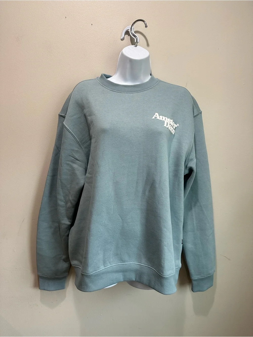 Fox Unisex Crewneck Sweatshirt in Sage Green